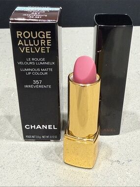 Chanel Rouge Allure Velvet Luminous Matte Lip Colour 357 Irrévérente - Pink